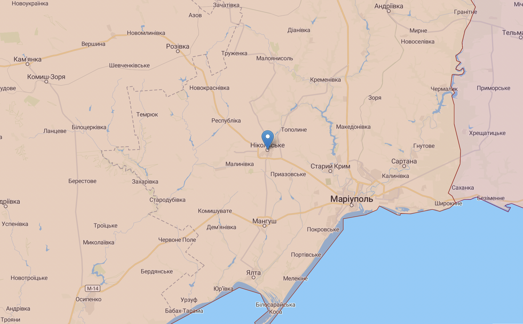 Під Маріуполем пролунали три потужні вибухи